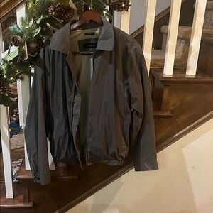 Claiborne Men's Dark Gray Lightweight Jacket